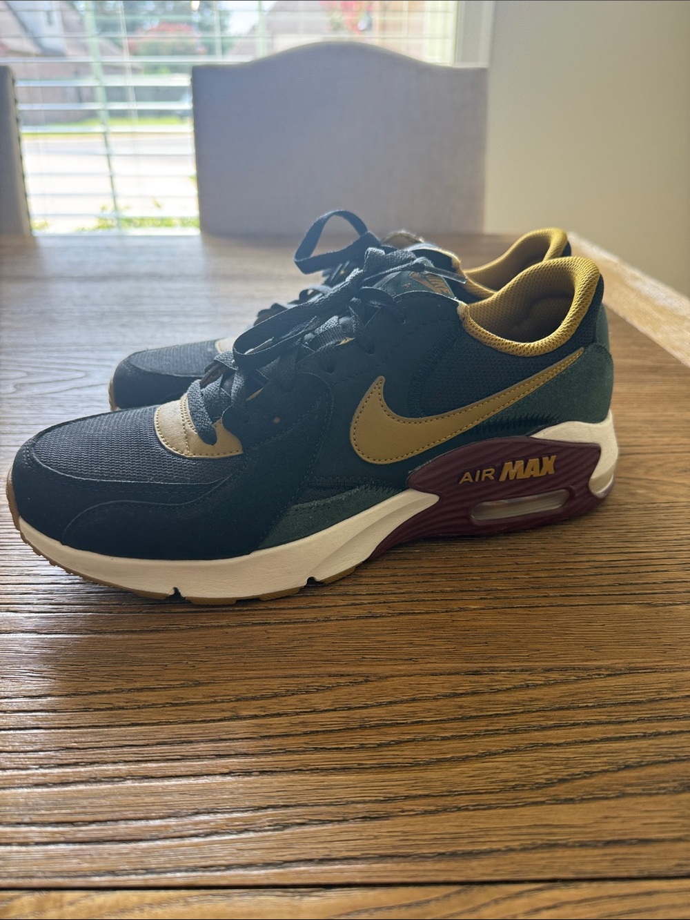 Nike Men's Sneakers - Black, Gold, Green